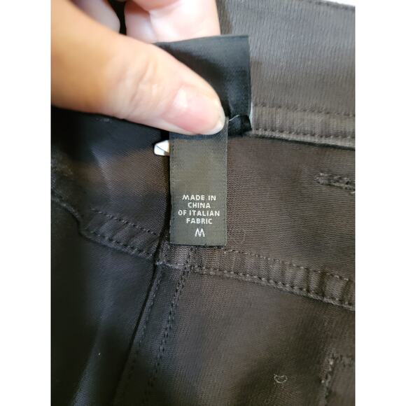 Eileen Fisher Straight Leg Pant Mid Rise Five Pockets Dark Gray Size Medium - Picture 5 of 6